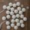 32ct. 3.25&#x22; Shiny Iridescent White Shatterproof Plastic Ball Ornaments
